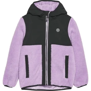 Chlapecká mikina COLOR KIDS DĚTSKÁ FLEECOVÁ MIKINA COLOR KIDS, TEDDY VIOLET TULLE Velikost: 98