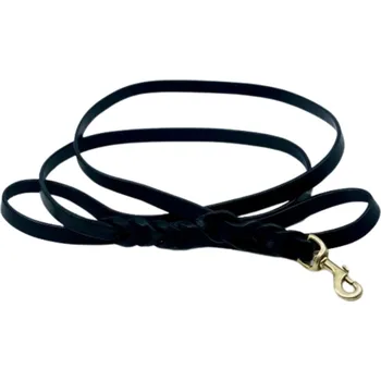 Vodítko pro psa Kožené vodítko pro psy zdobené pletením - Yolopet Limitovaná edice