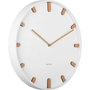 Designové nástěnné hodiny 5942WH Karlsson 40cm