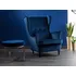 Křeslo Signal Meble Lord Velvet, Bluvel 86 tmavě modré