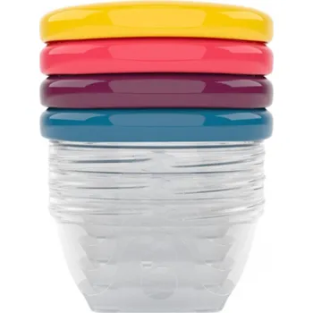 Misky s víčky 120ml sada 4ks