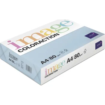 Papír pro tiskárny Barevný xerografický papír Image Coloraction 80 g / A4, ledově modrá, balení 500 archů