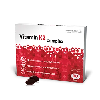 NaturaMed Vitamín K2 Complex 30 kapslí - měsíční balení