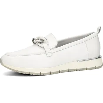 Dámské mokasíny Tamaris dámské kožené mokasíny - bílé