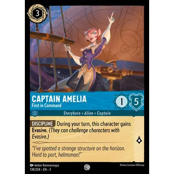 Karetní hra Captain Amelia 138/204 - Into the Inklands Typ karty: Standard