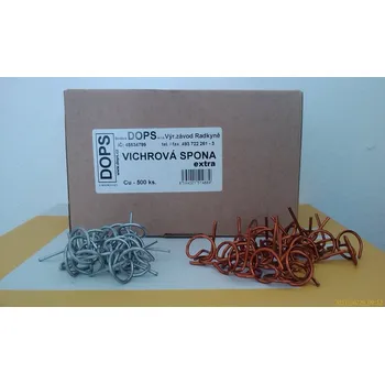 Vichrové spony pozinkované FeZn - Vysoká Kvalita Za Skvělou Cenu