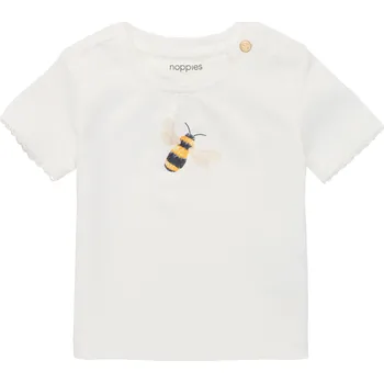 TRIČKO NOPPIES MOOSOMIN, KRÁTKÝ RUKÁV, BÍLÉ Velikost: 62