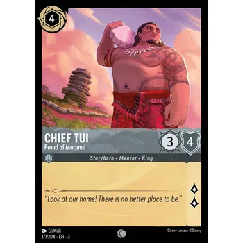 Karetní hra Chief Tui 171/204 - Into the Inklands Typ karty: Standard
