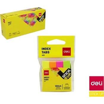 Samolepící bloček Záložky STICK UP mini set DELI EA11102 [A]