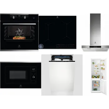 Set domácích spotřebičů ELECTROLUX KODEC75X2 + ELECTROLUX EIS62449 + ELECTROLUX LFT426X + ELECTROLUX LMS2203EMX + ELECTROLUX EEM23100L + ELECTROLUX LND5FE18S