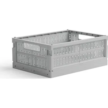 Úložný box Skládací přepravka midi Made Crate - misty grey