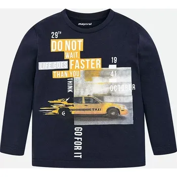 Chlapecké tričko Chlapecké triko Mayoral 4018 Tmavě modré velikost 104