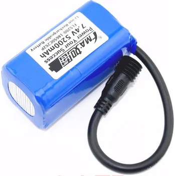 4-Wheel Alignment Li-ion nabíjecí baterie 7.4V 5200mAh pro MagicShine Bike Light