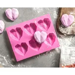 Forma na muffiny ve tvaru srdíček - 3D HEARTS