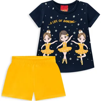 Dívčí pyžamo Dívčí souprava KYLY DANCING modrá Velikost: 98