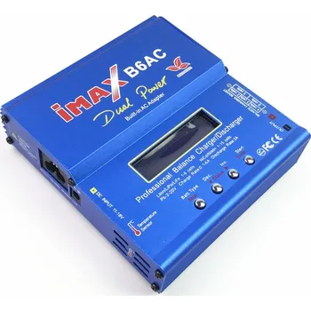 Nabíječka baterií Originální nabíječka SKYRC iMAX B6AC V1 80W 2S ~ 6S B6AC Lipo nabíječka baterií balancér PRO RC vrtulník letadla Car Boat