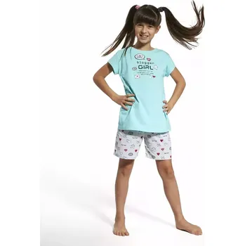 Chlapecké pyžamo Dívčí pyžamo Cornette Kids 787/56 Bloger Girl velikost 122/128