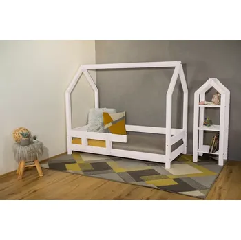 Dětská postel MAXIDO Dětská postel domeček Snílek 180x80 bílá (Český výrobek)