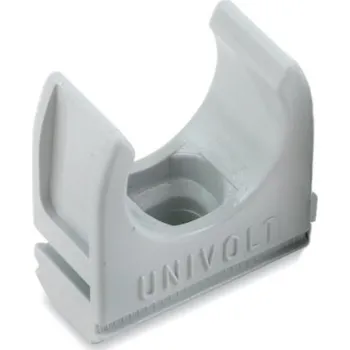 kabelová chránička Dietzel Univolt Příchytka pro trubku Dietzel CL 20mm světle šedá 82178