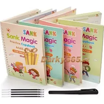 kreativní sada Sank Magic Book - pracovní sešity na učení, psaní a kreslení