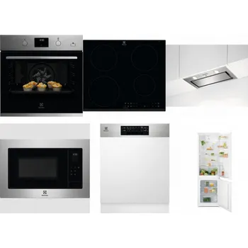 Set domácích spotřebičů ELECTROLUX KODGH70TX + ELECTROLUX LIR60430 + ELECTROLUX LFG716X + ELECTROLUX EMS4253TEX + ELECTROLUX EEM48300IX - přebaleno + ELECTROLUX LND5FE18S
