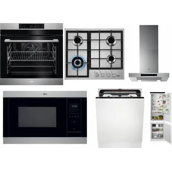 Set domácích spotřebičů AEG BPK742380M + AEG Mastery StepPower HGB64420SM + AEG Mastery DBB5660HM + AEG Mastery MSB2547D-M + AEG FSE74707P + AEG TSC6M181ES