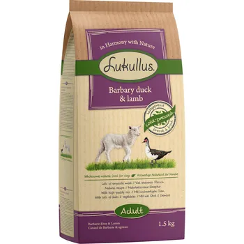 Krmivo pro psa 6 kg Lukullus lisované za studena kachní a jehněčí granule pro psy