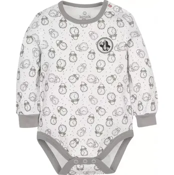 Kojenecký body Gmini Body dlouhý rukáv KRTEK Budík potisk