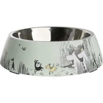 Miska pro psa Moomin miska pro domací mazlíčky XL green 1,2L, Muurla Finsko