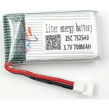 RC náhradní díl akumulátor 3.7V 700mAh 752540 25c proJXD 523 X5S X5SW X5HW X5HC X5UW RC drony
