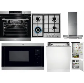 Set domácích spotřebičů AEG BSK792380M + AEG Mastery StepPower HGB64420SM + AEG Mastery DBB5660HM + AEG Mastery MSB2547D-M + AEG FSK73607Z + AEG TSC6M181ES