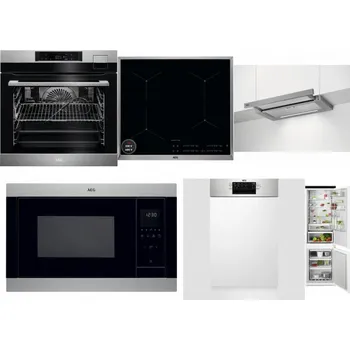 Set domácích spotřebičů AEG BSK792380M + AEG Mastery SenseBoil IAE64413XB + AEG DPE5660M + AEG Mastery MSB2547D-M + AEG Mastery MaxiFlex FEE73517PM + AEG TSC6M181ES