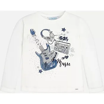 Dívčí tričko Dívčí triko 4068 Mayoral bílé velikost 92