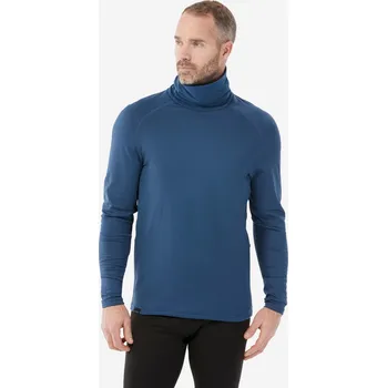 Pánské tričko WEDZE Pánské spodní lyžařské tričko s rolákem 500 M MODRÁ