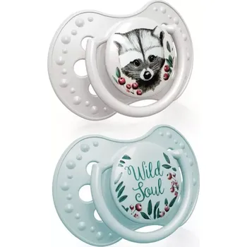 LOVI Dudlík silikonový dynamický WILD SOUL 0-3m 2ks boy