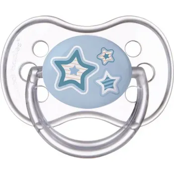 Canpol babies Dudlík kaučukový třešinka 0-6m NEWBORN BABY hvězdičká modrá (8355)
