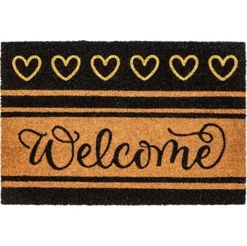 Rohožka Vopi Rohožka 144 Ruco glitter 009 welcome hearts