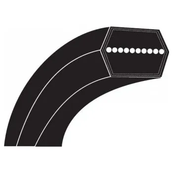 Příslušenství pro zahradní traktor Řemen nože MTD OPTIMA LN155/ LN175H/ LN200H, Wolf A105.180H/ 105.220H (12,7 x 2388) - (754-04174)