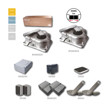 Pohon brány NICE BIG-FAB METRO sada pre dvojkrídlovú bránu do 5m/krídlo