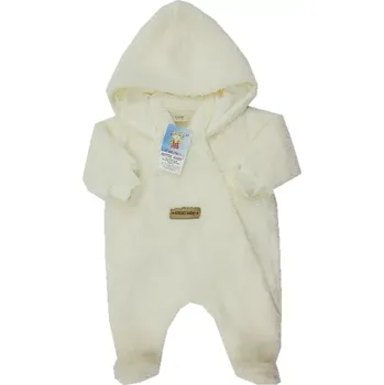 dívčí zimní kombinéza Kombinéza Lama smetanová nášivka Autex Baby velikost 56