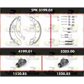 Brzdová čelist SUPERKIT - kompl.sada čelistí ROADHOUSE, SPK 3199.04