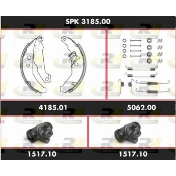 Brzdová čelist SUPERKIT - kompl.sada čelistí ROADHOUSE, SPK 3185.00