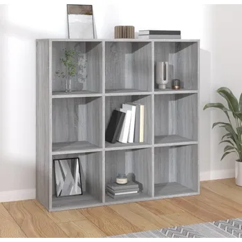 Knihovna vidaXL Knihovna 98x29x97,5 cm kompozitní dřevo [801129] Barva: šedá sonoma