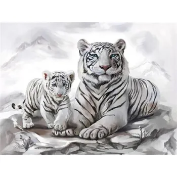Mozaiková sada DIAMANTOVÁ MOZAIKA TYGR 20 - SLEVA -50%