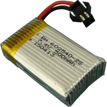 RC model letadla 7.4V 500mAh originální RC 7.4V lipo baterie 500mAH letadlo SM zástrčku 602540 dálkové čtyři osy UFO Lipo baterie