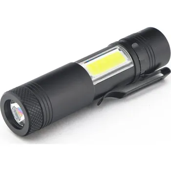 Svítilna 2017 Nová mini přenosná hliníková Q5 LED svítilna XPE & COB pracovní světlo svítilna Výkonné lampa lampy s baterkou 4 režimy Použijte 14500 nebo AA