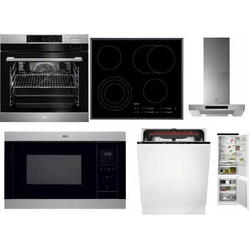 Set domácích spotřebičů AEG BSK792380M + AEG Mastery DirectTouch HK654070FB + AEG Mastery DBB5660HM + AEG Mastery MSB2547D-M + AEG Mastery MaxiFlex FSB53927Z + AEG TSC6M181ES
