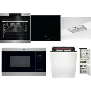 Set domácích spotřebičů AEG BSK792380M + AEG Mastery SenseFry IAE64431FB + AEG DGB3523S + AEG Mastery MSB2547D-M + AEG Mastery MaxiFlex FSB53927Z + AEG TSC6M181ES