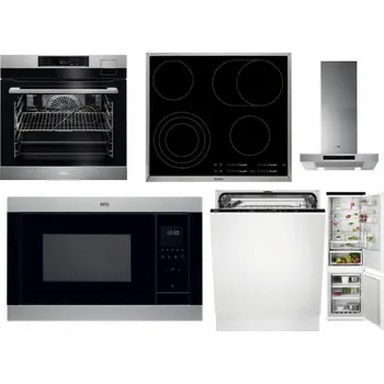 Set domácích spotřebičů AEG BSK792380M + AEG Mastery DirectTouch HK654070XB + AEG Mastery DBB5660HM + AEG Mastery MSB2547D-M + AEG FSK73607Z + AEG TSC6M181ES