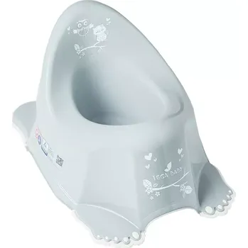 Nočník Protiskluzový nočník Tega Baby Sovičky šedé